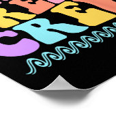 Lentevakantie Crew 2025 Overeenkomstige Familie Gr Poster (Hoek)