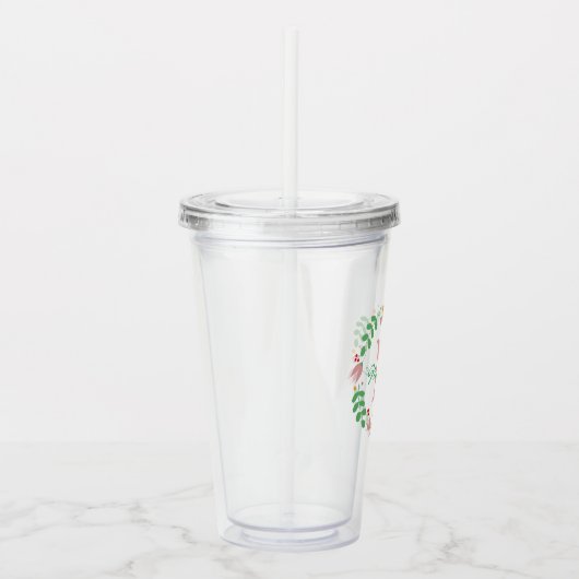  lentevloeren, met maaswijdte acryl drinkbeker (Rechts)