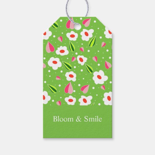 Lenteweide Whimsy Cadeaulabel (Voorkant)