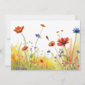 Lentewildebloemen Save The Date (Achterkant)