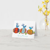 Lentezegeningen Oekraïense volkskunst Kaart (Gele Bloem)