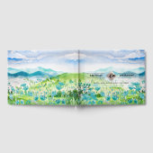 Lentgebergte | Wildbloemen bruiloft Gastenboek (Volledig)