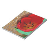 Lentgele en rode tulp notitieblok (Gedraaid)