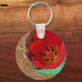 Lentgele en rode tulp sleutelhanger (Voorkant)