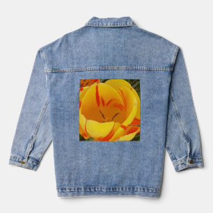 Lentgele tulpen denim jacket
