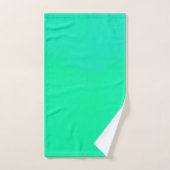 Lentgroen Gradiënt Bad Handdoek (Handdoek)