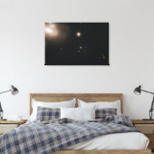 Lenticulaire sterrenstelsels in het coma-cluster m canvas afdruk (Insitu (Slaapkamer))