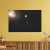 Lenticulaire sterrenstelsels in het coma-cluster m canvas afdruk (Insitu (Woonkamer))
