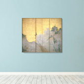 Lentlandschap Canvas Afdruk (Insitu (Houten vloer))