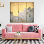 Lentlandschap Canvas Afdruk (Insitu (Woonkamer))