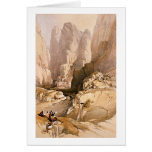 L'entrée à PETRA, le 10 mars 1839, plaquent 98 de