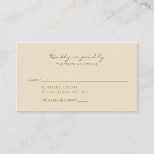 lentroze groene bloemen die RSVP binden Informatiekaartje (Voorkant)