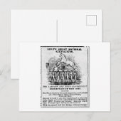 Lent's Great National Circus Advertisement Briefkaart (Voorkant / Achterkant)