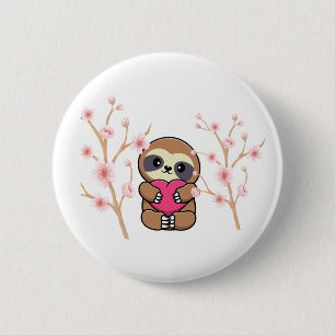 Lentsloth-knop Ronde Button 5,7 Cm