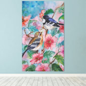 Lentspingen plakdoek afdrukken (Insitu (Houten vloer))