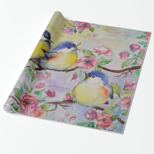 Lentspinsels opvulpapier cadeaupapier