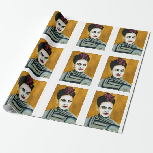 Lentstijd voor Frida Cadeaupapier (Uitgerold)