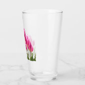 Lentstijl keuken decor roze tulp Drink Glas (Links)