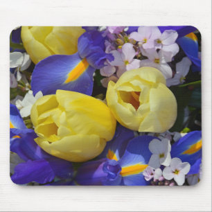 Lentuslippen en ringbloemen mousepad muismat