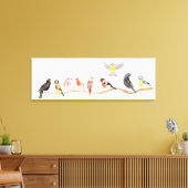 Lentvogels Canvas Afdruk (Insitu (Woonkamer))