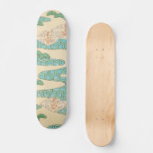 Lentvogels op het Hexagon-gebergte  Japans Skateboard (Voorkant)