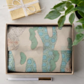 Lentvogels op het Hexagon-gebergte Japans Tissuepapier (Geschenk)