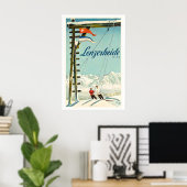 Lenzerheide Switzerland Vintage Ski Poster (Thuiskantoor)