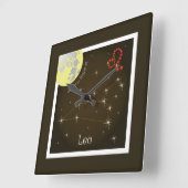 Leo 23 tot 22 augustus Uhr Vierkante Klok (Hoek)