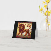 Leo 8 kaart (Gele Bloem)