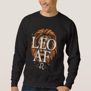 Leo AF Zodiac Sign Horoscope Astrology Birthday Trui