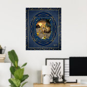 Leo ♌ Art Collage Poster (Thuiskantoor)