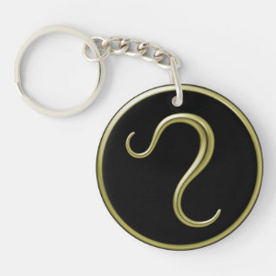 Leo Astrological Symbol Sleutelhanger