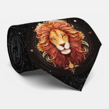 Leo Astrologie Cravate zodiaque