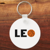 Leo Basketball Sleutelhanger (Voorkant)