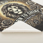 Leo "Born to Shine" Sherpa Blanket Deken (3/4)