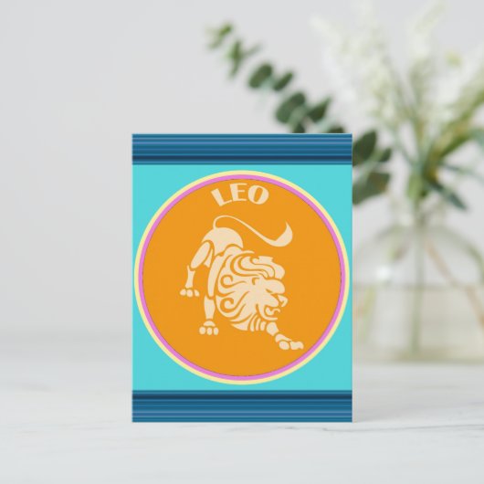 Leo Briefkaart (Staand voorkant)