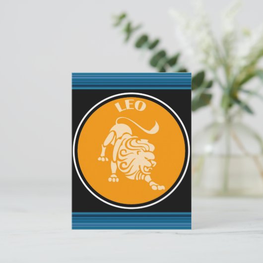 Leo Briefkaart (Staand voorkant)