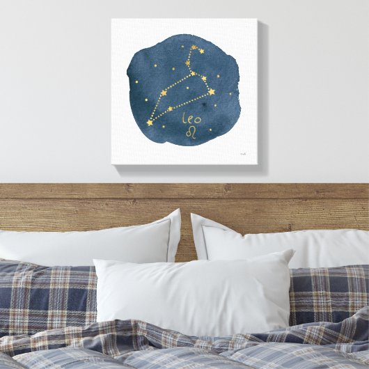 Leo Canvas Afdruk (Insitu (Slaapkamer))