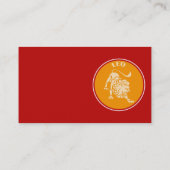 Leo Carte de visite (Dos)