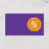 Leo Carte de visite (Dos)