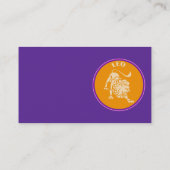 Leo Carte de visite (Dos)