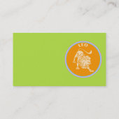 Leo Carte de visite (Dos)