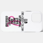 Leo Case-Mate iPhone Case (Achterkant (horizontaal))