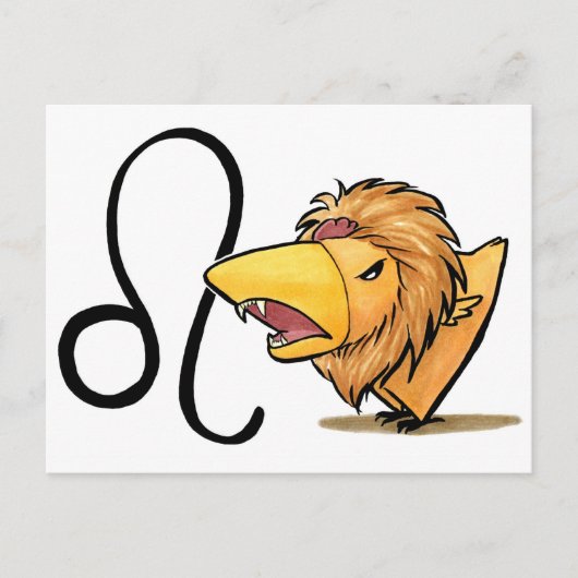 Leo Chicken Briefkaart (Voorkant)