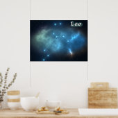 Leo-constellatie Poster (Keuken)