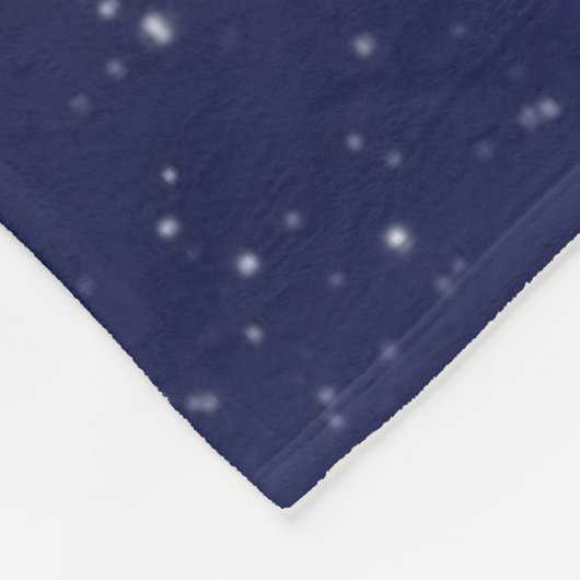 Leo Constellation and Zodiac Sign with Stars Fleece Deken (Hoek)