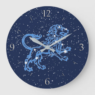 Leo Constellation and Zodiac Sign with Stars Grote Klok