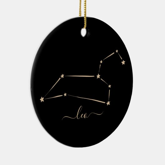 Leo Constellation Ceramic Ornament (Rechts)