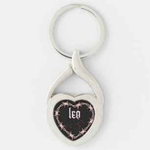 Leo Constellation Gotische esthetische prikkeldraa Sleutelhanger