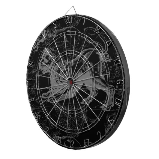 Leo Constellation Hevelius 1690 Decor Dartbord (Voorkant Rechts)